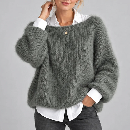 Wynter Chunky Knit Jumper | Oversized, Balloon Sleeves, Soft Fabric 3