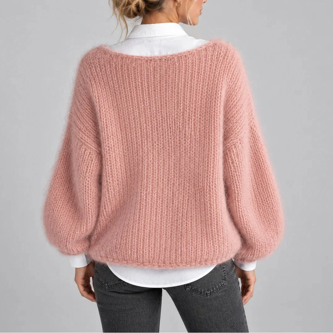 Wynter Chunky Knit Jumper | Oversized, Balloon Sleeves, Soft Fabric 6